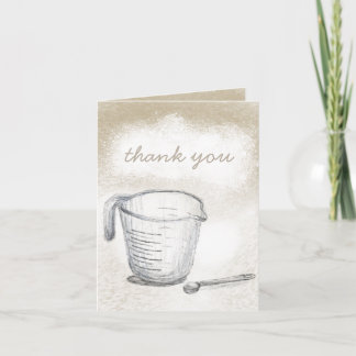 Baker stationery, you are appreciated thank you card