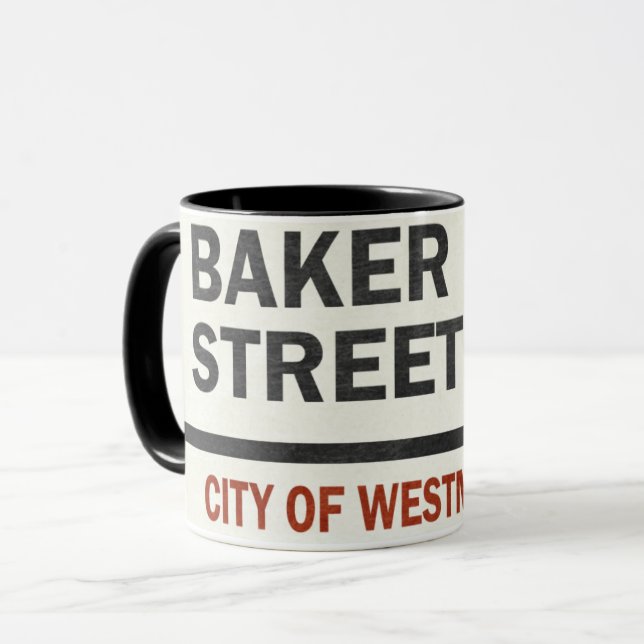 Baker Street Sign Mug (Front Left)