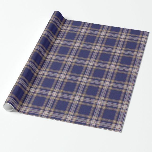 Baker Tartan Wrapping Paper (Unrolled)