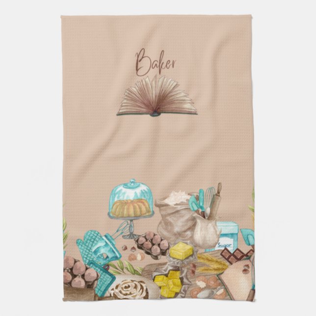 Baker  tea towel (Vertical)
