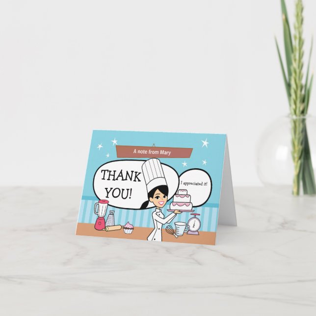 Baker Thank you Card (Front)