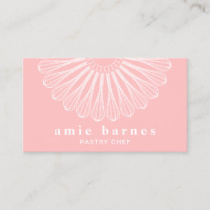 Baker Whisk Catering Pink Bakery Business Card