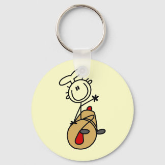 Baker With Rolling Pin Key Ring