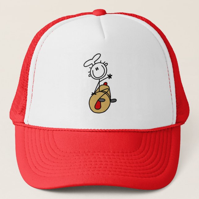 Baker With Rolling Pin Trucker Hat (Front)