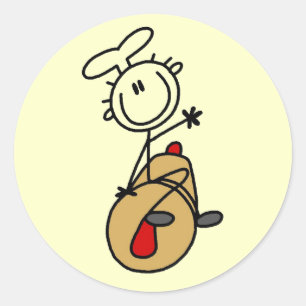 Baker with Rolling Pin Tshirts and Gifts Classic Round Sticker