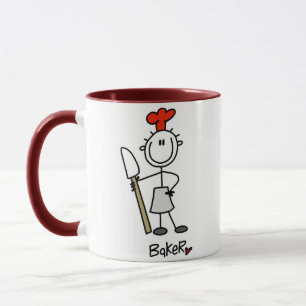 Baker With Scraper Mug