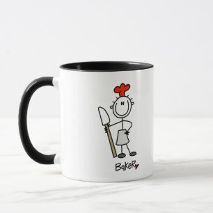 Baker with Scraper Tshirts and Gifts Mug