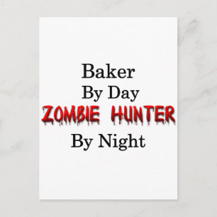 Baker/Zombie Hunter Postcard