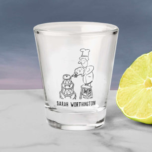 Bakers, Cake Making & Baking. Shot Glass