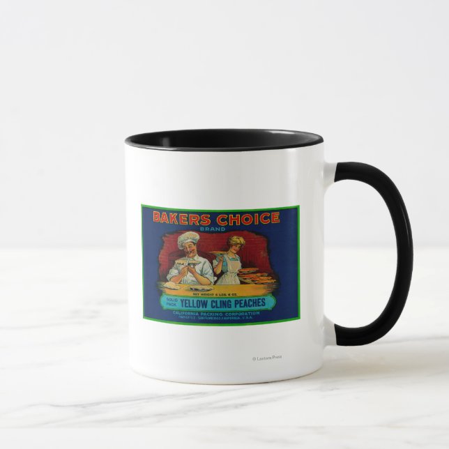Bakers Choice Peach Label Mug (Right)