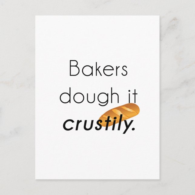 Bakers Do it! Postcard (Front)