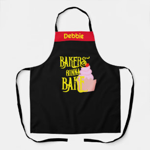 Bakers Gonna Bake Apron - Funny Personalised Gift