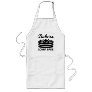Bakers Gonna Bake Funny Gift Long Apron