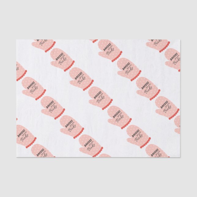 Bakers Gonna Bake Tissue Paper (Front)