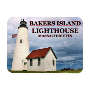 Bakers Island Lighthouse, MA Flexi Magnet