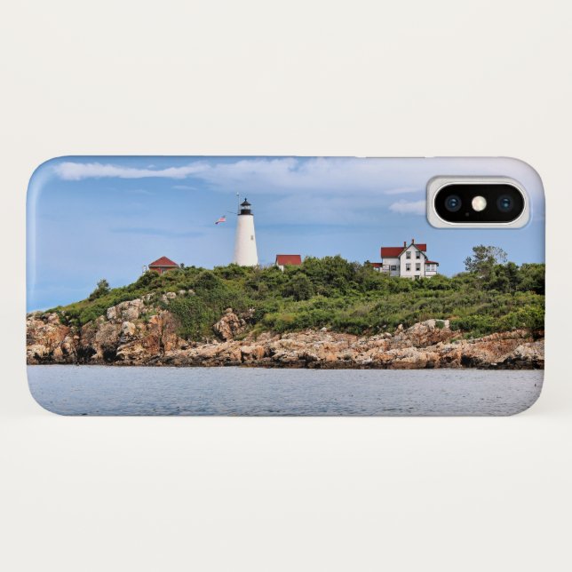 Bakers Island Lighthouse, MA iPhone X Case (Back (Horizontal))
