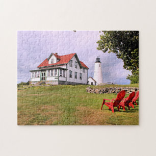 Bakers Island Lighthouse, Massachusetts MA Puzzle