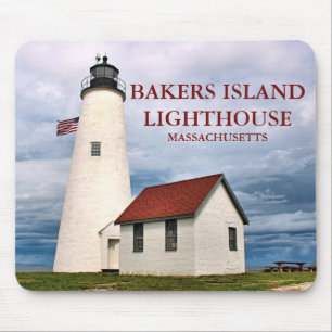 Bakers Island Lighthouse, Massachusetts Mousepad