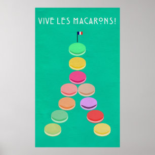 Baker's Joy Collection: Macaron Eiffel Tower Poster