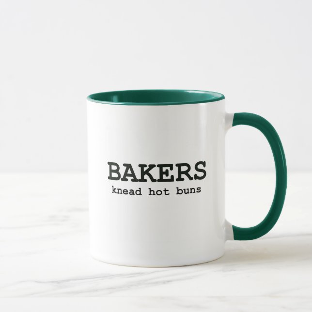 Bakers Knead Hot Buns Mug (Right)