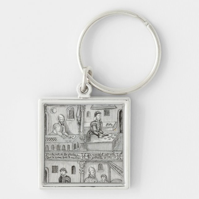 Bakers of York A.D, 1595-96 Key Ring (Front)