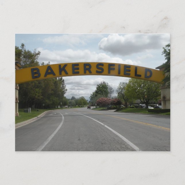 Bakersfield, CA Postcard (Front)
