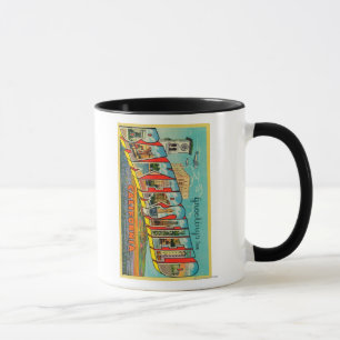 Bakersfield, California - Large Letter Scenes Mug