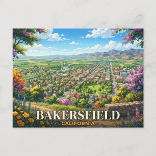 bakersfield california postcard