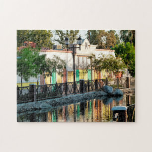 Bakersfield Canal California. Jigsaw Puzzle