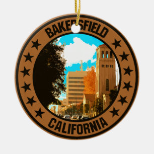 Bakersfield                                        ceramic ornament