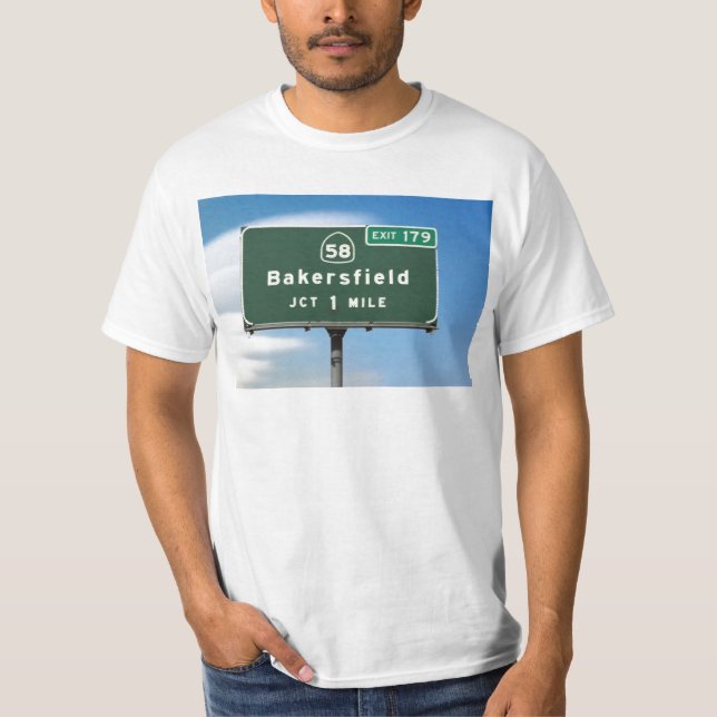 Bakersfield Exit T-Shirt (Front)