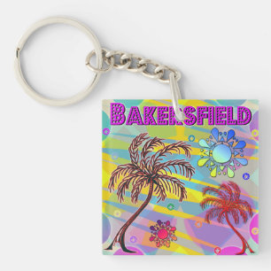 Bakersfield Happy and Hope Keychain