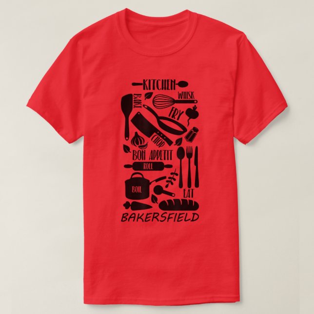 Bakersfield Kitchen Baking  T-Shirt (Design Front)