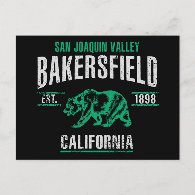 Bakersfield Postcard (Front)
