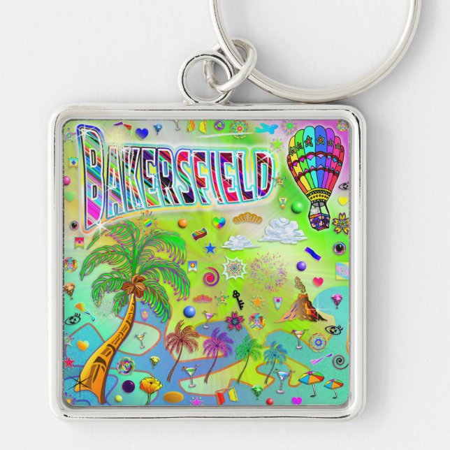 Bakersfield Timeless Melody Keychain (Front)
