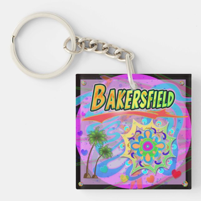 Bakersfield True Progress Keychain (Front)