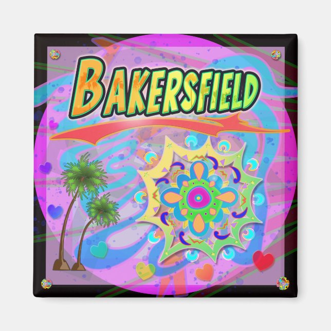 Bakersfield True Progress Magnet (Front)