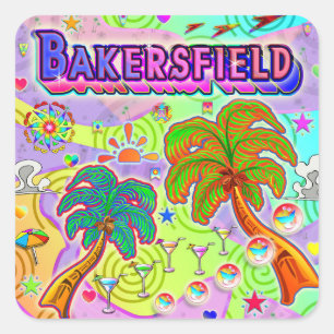 Bakersfield Vacation Target Sticker
