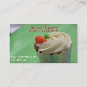 Bakery and cake design, Sweet Treats Business Card