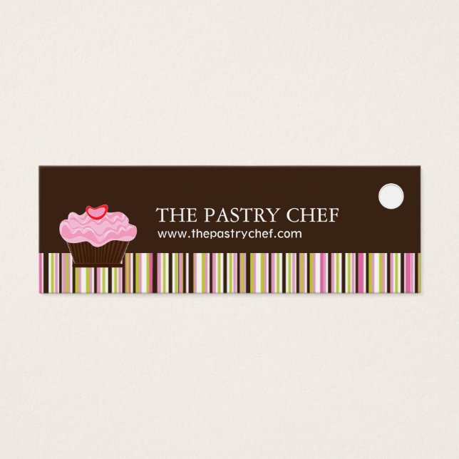 Bakery and Cupcake Packaging Tags (Front)