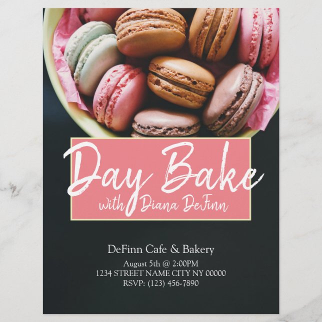 Bakery Bake Event Cafe Chef Flyer (Front)