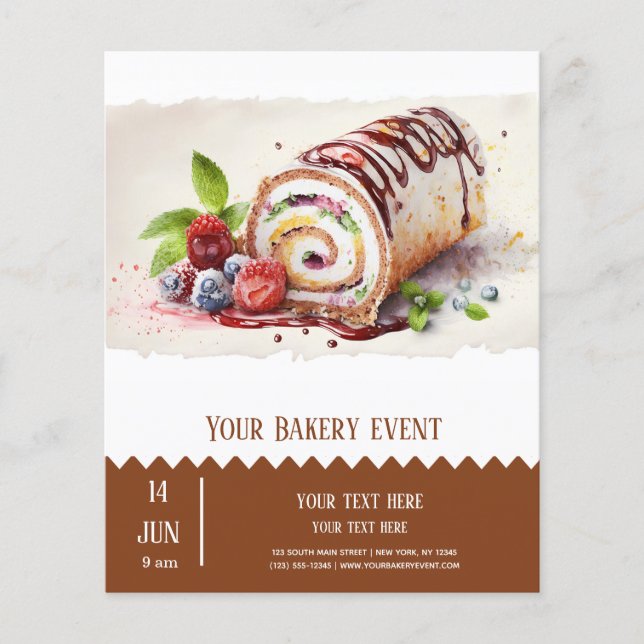 Bakery Bake flyer (Front)