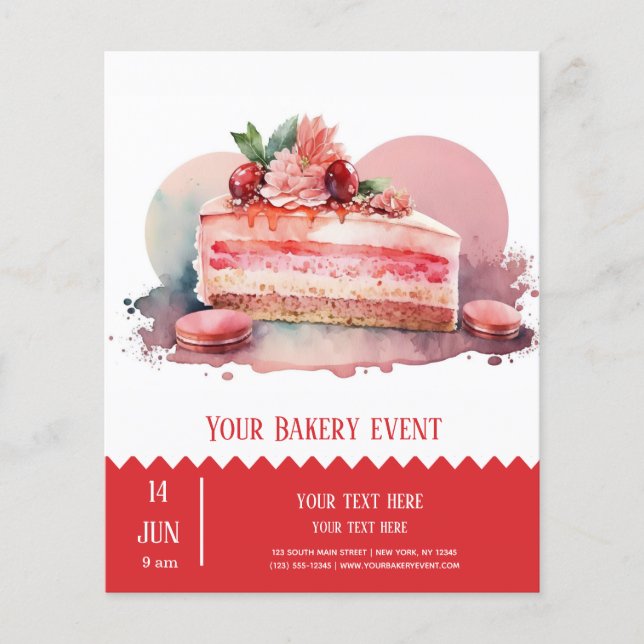 Bakery Bake flyer (Front)