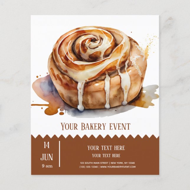 Bakery Bake flyer (Front)