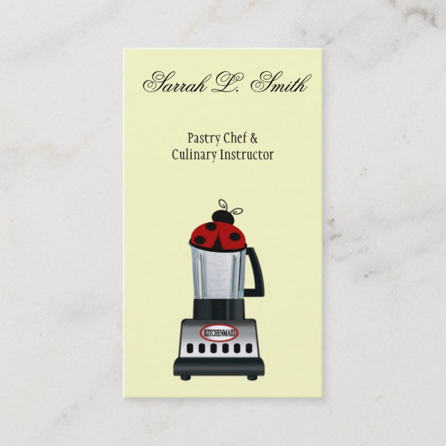 Bakery & Baker Pastry Chef Business Card (Front)