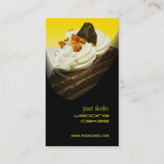 Bakery, bakers business cards (Front)