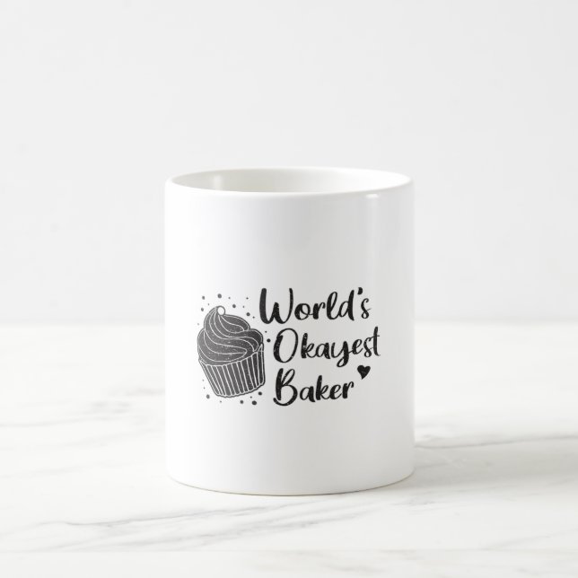 Bakery Baking Baker Bread Bake Cake Funny Gift Coffee Mug (Center)