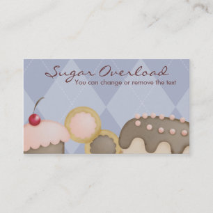 bakery baking cupcake cookies cake business car... business card