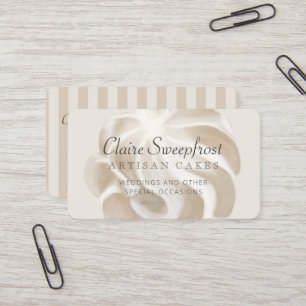 Bakery baking wedding cakes cupcakes frosting business card