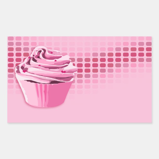 bakery beats rectangular sticker (Front)